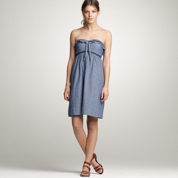 J. Crew Dresses & Skirts - SOLD J. Crew Chambray Provence Dress
